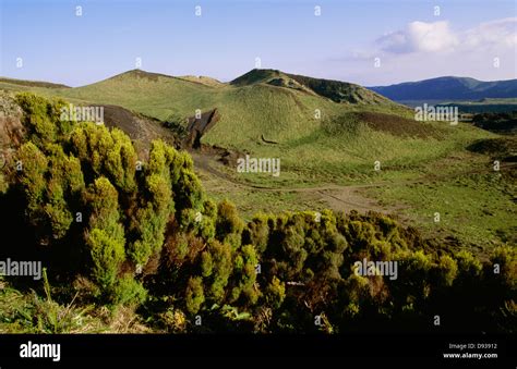 View of volcanic hills Stock Photo - Alamy