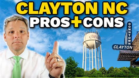 PROS And CONS Of Living In CLAYTON North Carolina City Suburb Near