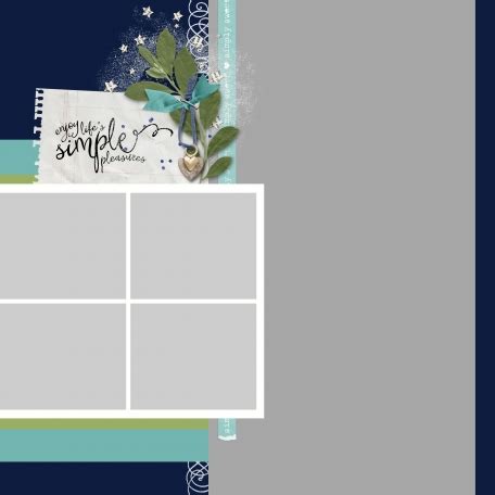 Simple Pleasures Multi Photo Template Page 2 Graphic By Christine