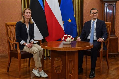 Premier Estonii Kaja Kallas w Warszawie Spotkała się z Mateuszem