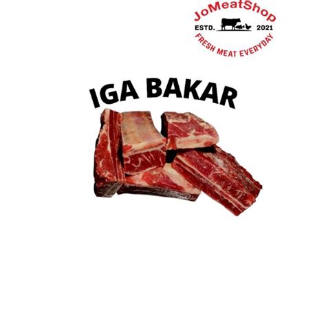 Jual Daging Iga Sapi Konro Bakar Gr Kg Sop Iga Bakar Konro