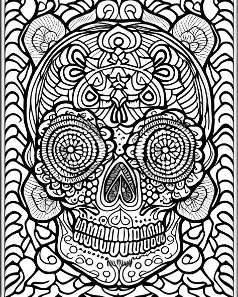 Calaveras Para Colorear