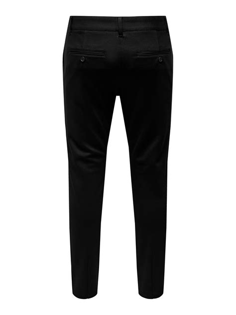 Classic Chino Trousers Black Only And Sons®