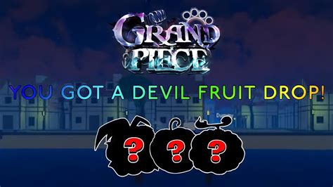 Gpo You Got A Devil Fruit Drop Epic Luck Youtube