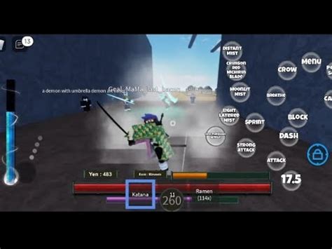 Demon Slayer Burning Ashes Gameplay Dsba Roblox Youtube