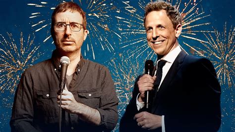 Comedians John Oliver Seth Meyers To Headline New Years Eve Show In