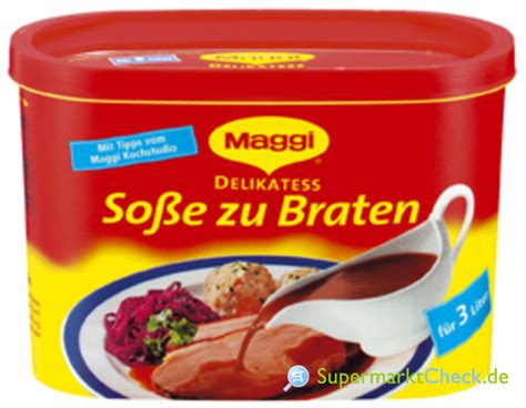 Maggi Delikatess So E Zu Braten F R Liter Preis Angebote Kalorien