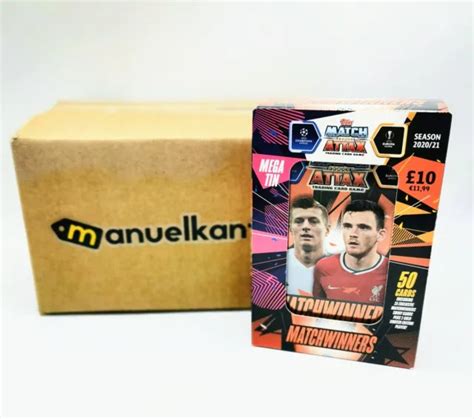 CHAMPIONS LEAGUE MATCH Attax 2020 2021 Mega Tin Box Topps EUR 9 89