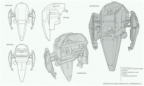 REPORT - Vulture - concept art by NikolayAsparuhov on DeviantArt