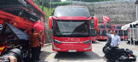 Pesanan Melimpah PO JRG Luncurkan 12 Bus Suite Class AKAP Layani