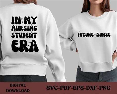 In My Nursing Student Era Svg Future Nurse Png Nursing School Svgpng