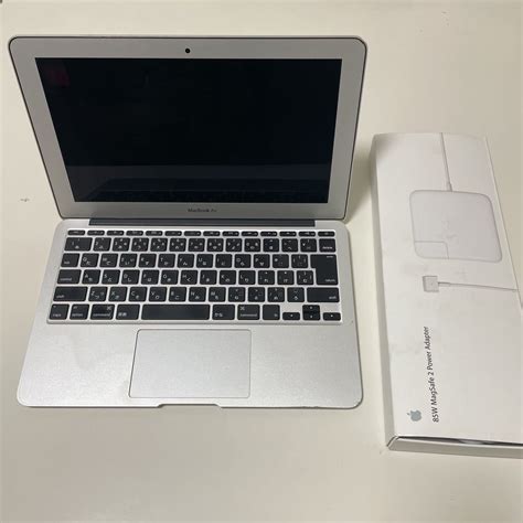 全体的に状態が悪いApple MacBook Air 11 A1465 ジャンク 通電確認のみ ケーブルセット の落札情報詳細