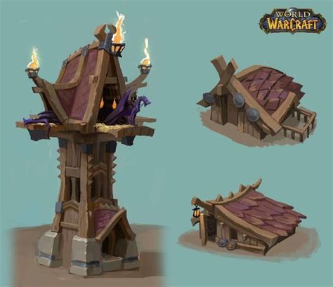 Artstation Vrykul Building Concepts For World Of Warcraft Ishmael