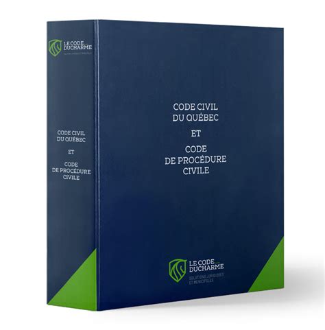 Code civil du Québec et Code de procédure civile (2 dans 1) - Services ...