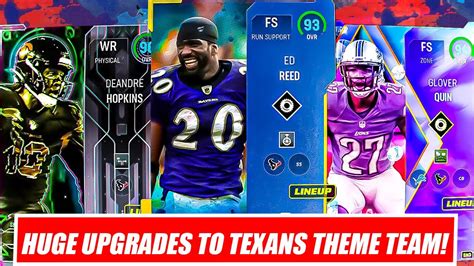 Huge Upgrades To Texans Theme Team Totw Legends Team Diamonds Madden 23 Texans Theme Team