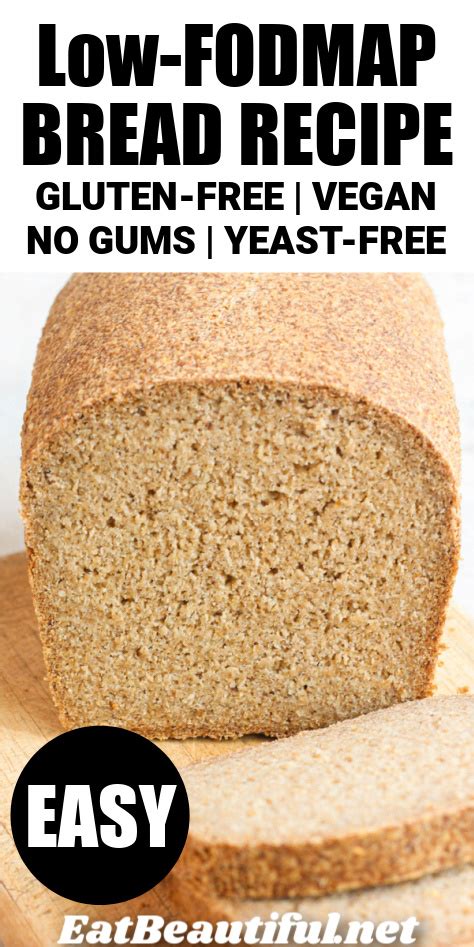 Low FODMAP Bread Recipe (Gluten-Free, Vegan)