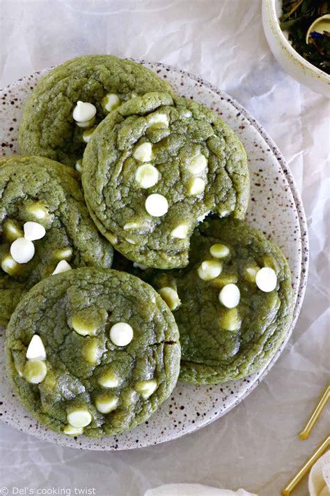 Cookies Au Th Matcha Et P Pites De Chocolat Blanc Del S Cooking Twist