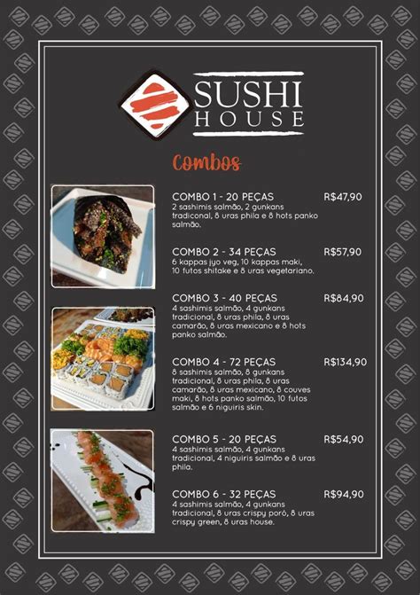 Menu At Sushi House Restaurant Pelotas R Cel Alberto Rosa