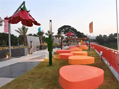 Hyderabad Idl Lake Front Park In Kukatpally Inaugurated By Ktr