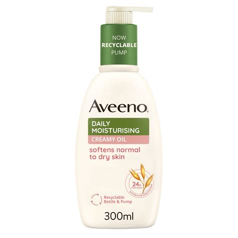 Aveeno Crema Olio Idratante Corpo Olio Di Mandorla Per Ammorbidire La