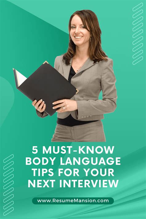 5 Must Know Body Language Tips For Your Next Interview R Resumeguide