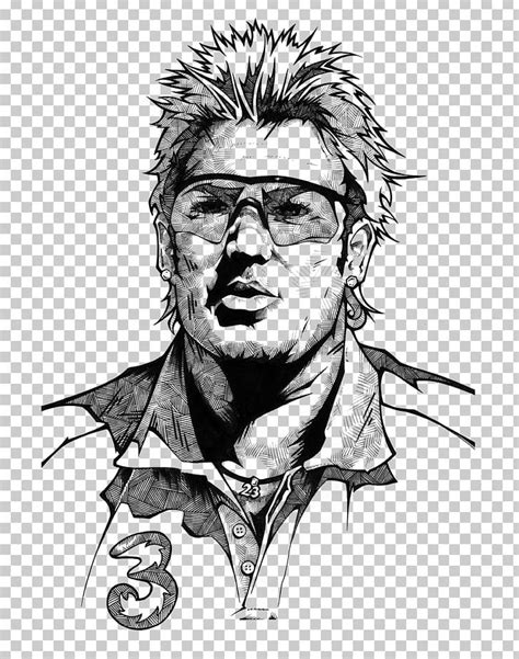 Shane Warne Drawing Visual Arts Sketch PNG Clipart Artwork Beard