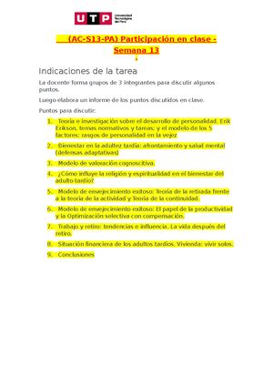 S07 Consigna de Tarea Académica 2 CONSIGNA DE TAREA ACADÉMICA 2