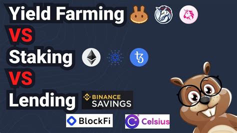 Yield Farming VS Staking VS Lending YouTube