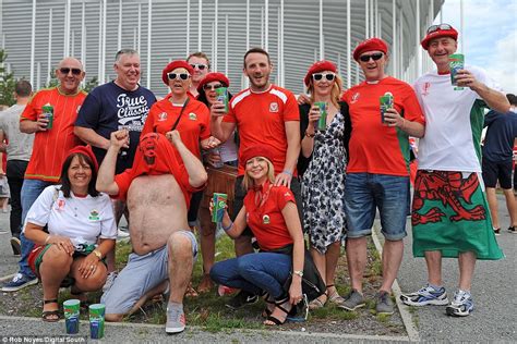 Wales Fans Start The Party In France As They Celebrate Victory Daily