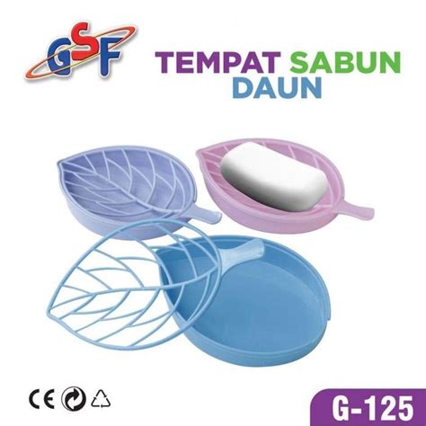 Tempat Sabun Batang Bentuk Daun Tatakan Sabun Mandi Leaf Soap Tempat