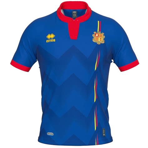 Andorra National Team Away Football Shirt Errea