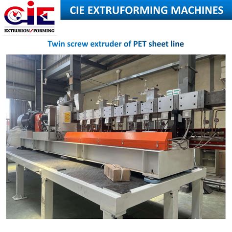 Pet Sheet Extruder Machinery Transparent Film Sheet Extrusion Line RPET