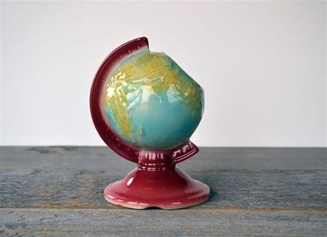 Vintage Shawnee Globe Planter Mid Century Design Vintage