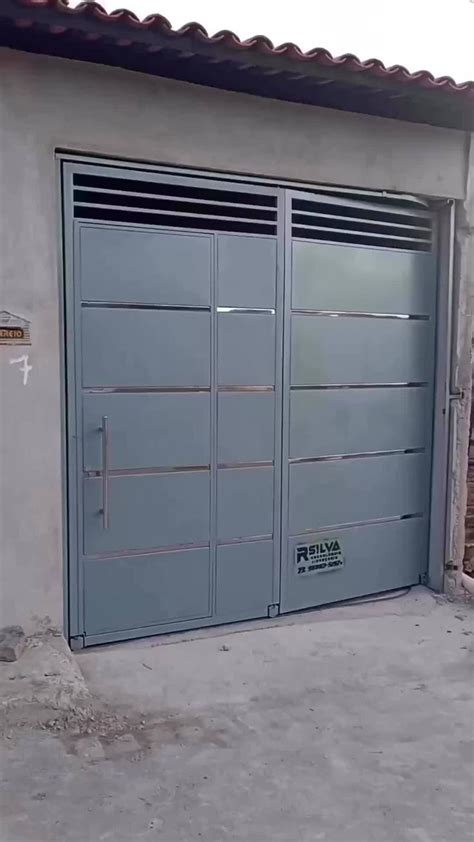 Pin By Jose Duarte On Portones Video Garage Door Design House Main