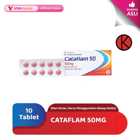 Jual Cataflam Mg Tablet Shopee Indonesia