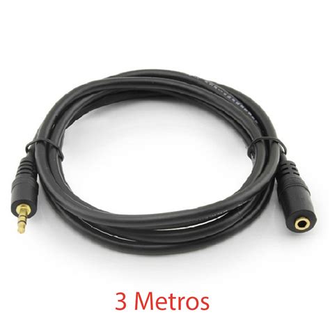 CABLE ALARGADOR AUDIO JACK 3 5mm Macho Hembra AURICULARES 2 70m