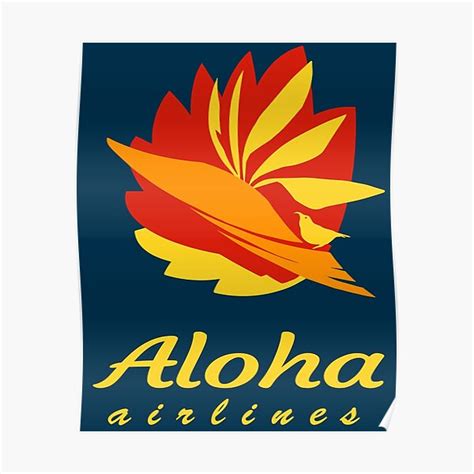 Aloha Airlines Poster For Sale By Masterchef Fr Redbubble