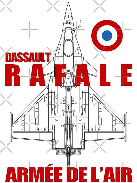 Dassault Rafale Armée De L Air Top View Poster By Magazinecombate Redbubble