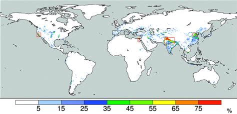 The Percentage Of Area Equipped For Irrigation Around Year From