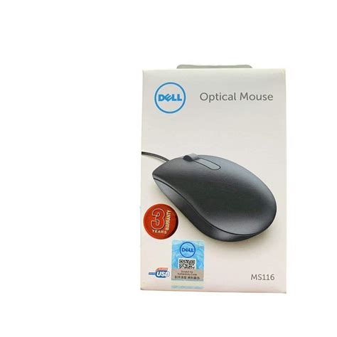 Dell MS116 Optical Wired USB Mouse » techcartindia.com