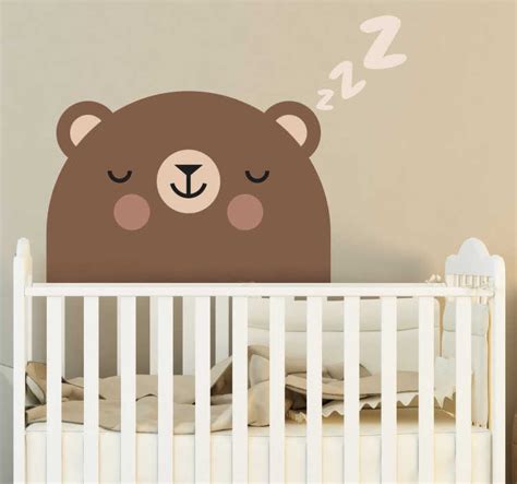 Sticker Maison Ours Pour Chambre D Enfant Tenstickers