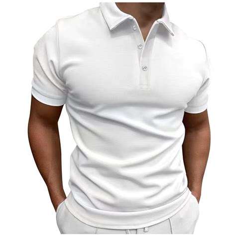 Caqnni Mens Polo Shirts Men S Polo Shirts Short Sleeve Mens Cotton