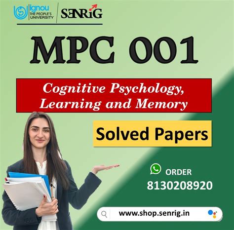 IGNOU MPC 001 Important Questions With Answers 85 Rs PDF