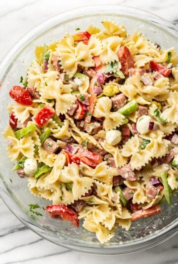 Easy Italian Pasta Salad • Salt And Lavender