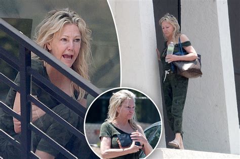 Heather Locklear Can Be Seen In Alarming Photos Balancing On A Ledge