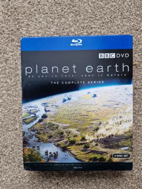 PLANET EARTH THE Complete Series BBC David Attenborough 5 DVD Box Set