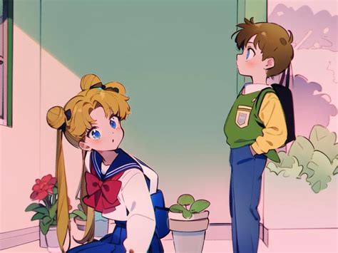 Usagi And Shingo Tsukino By The876dude On Deviantart