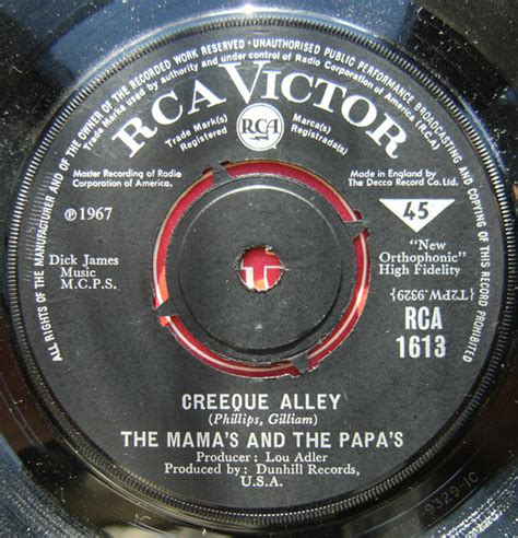 The Mamas & The Papas | Creeque Alley | Vinyl (7", 45 RPM, Single) | VinylHeaven - your source ...