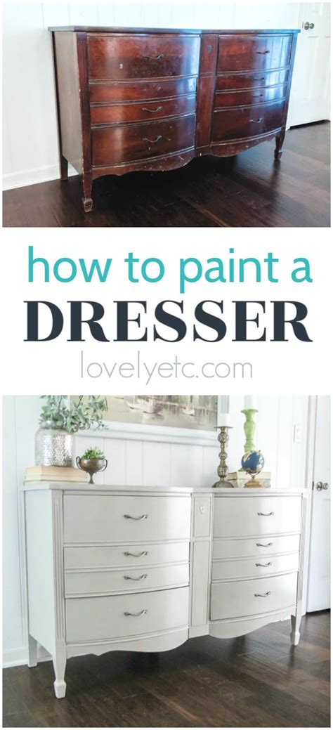 Paint Dresser Diy Dresser Refinish Diy Dresser Makeover Furniture