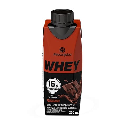 Whey Piracanjuba Bebida L Ctea Zero Lactose Sabor Chocolate